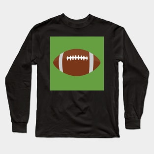 Football, Laces, Pigskin Design, Artwork, Vector, Graphic Long Sleeve T-Shirt